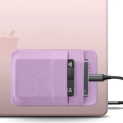 Vista 22 de Soporte para SSD y disco duro de 2 bolsillos para laptop, adhesivo reutilizable, funda de bolsillo adhesiva para SSD portátil externo, disco duro