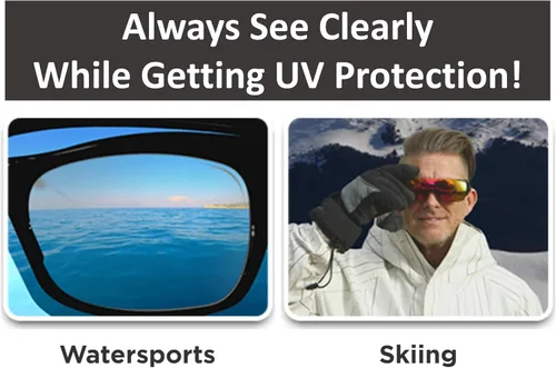 Vista 6 de BellHowell TAC FLIP - Lentes de sol polarizados para hombres inspirados en militares como se ve en la televisión