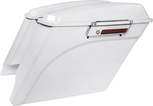 Vista 11 de Alforjas alargadas de 5 pulgadas TCMT para Harley Touring Street Electra Glide 1993-2013