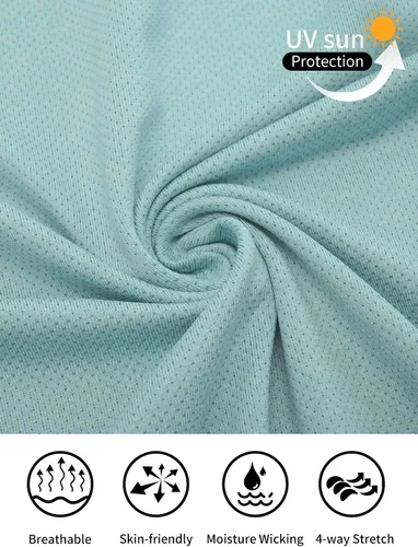 Vista 4 de marami Camisetas de golf para hombre, de secado rápido, ajustadas, de manga corta, transpirables, casuales, con bolsillo