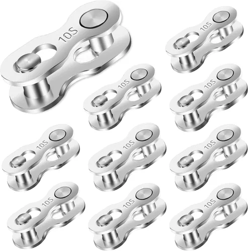 Vista 12 de Cadena de bicicleta de 6/7/8 velocidades 1/2" x 3/32" 116 eslabones Cadena BMX Cadena de bicicleta de 7 velocidades Cadena de 8 velocidades Cadena
