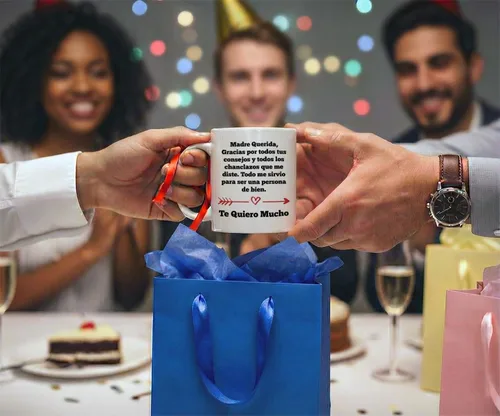 Vista 6 de Casitika Madre Querida Gracias por los Chanclazos divertidos regalos para mamá española – Regalos para mamá latina, taza de café de cerámica de 11
