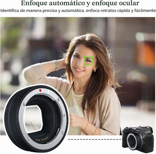 Vista 6 de Adaptador de montaje de lente de enfoque automático EF-EOS R
