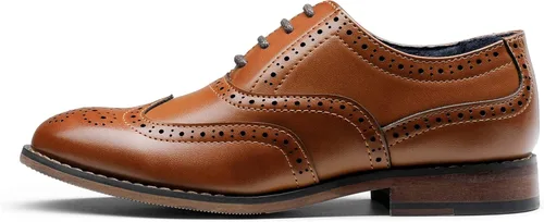 Vista 2 de Bruno Marc Boy's Prince-K2 Classic Oxfords Wingtip Dress Shoes
