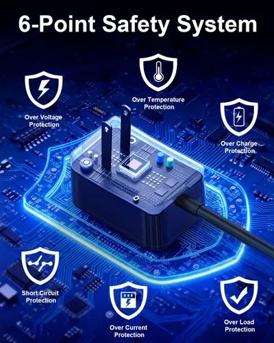 Vista 3 de Adaptador de corriente de 5V 2A para Yealink T54W compatible con Yealink Phone T54W, T46U, T57W, T48U, T46S, T53W, MP54, MP56, cable de alimentación