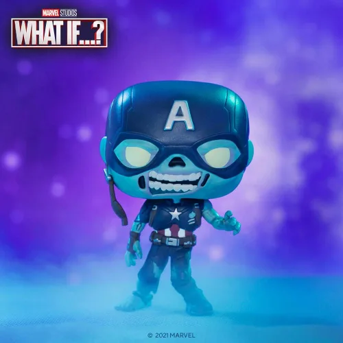 Vista 3 de Funko Pop! Marvel: ¿Y si - Zombie Capitán América