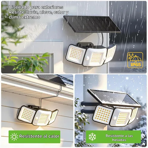 Vista 5 de intelamp Luz solar al aire libre del sensor de movimiento de la inundación