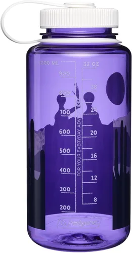 Vista 4 de Nalgene Sustain - Botella de agua de Tritan sin bisfenol A hecha con un 50 % de material derivado de restos de plástico, 32 fl oz, boca ancha