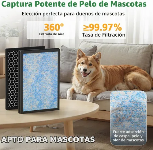 Vista 11 de Filtro Air Max 8L compatible con el purificador de aire Okaysou Airmax 8L Paquete de 1 Air Max 8L