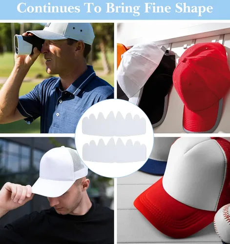 Vista 6 de Forros de sudor para gorras de béisbol, 20 unidades, protección contra