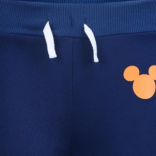 Vista 6 de Disney Mickey Mouse - Conjunto de sudadera y pantalón deportivo para niños pequeños y niños pequeños, azul o rojonegro o naranjaazul marino