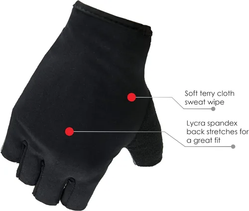 Vista 3 de Guantes de entrenamiento sin dedos (68)