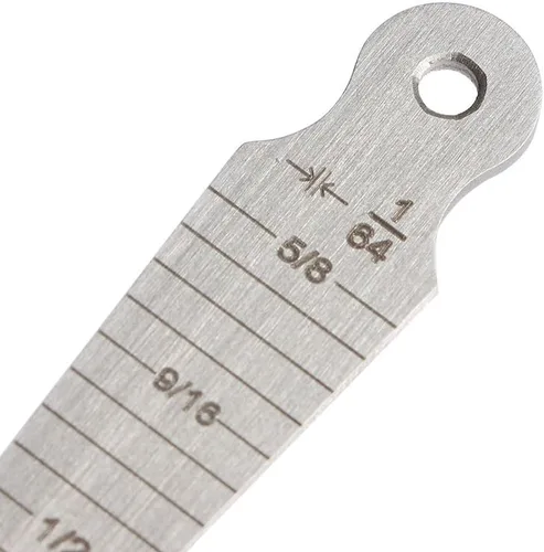 Vista 5 de 0.039-0.591 in/1/32-5/8 prueba de calibre de soldadura cónico inoxidable pulgada de inspección del soldador cubital pulgada y métrica para medir
