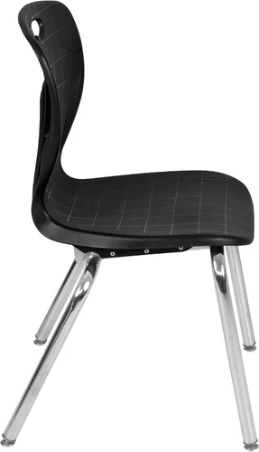 Vista 6 de Regency Kee - Juego de mesa de aula ajustable en altura con dos sillas Andy de 18 pulgadas, 60 x 30 pulgadas, cereza/negro Cerezo/Negro