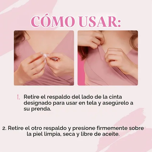 Vista 5 de Hollywood Fashion Secrets - Cinta suave de doble cara, 36 tiras
