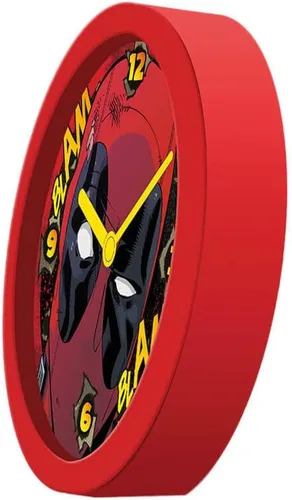 Vista 2 de Deadpool - Reloj despertador (Blam Blam) de 4.7 in de diámetro, producto oficial, 5 pulgadas