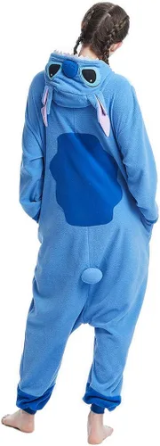Vista 2 de OGU' DEAL Pijama unisex para adultos, ropa de dormir con diseño de animales para disfraz de fiesta de Halloween, traje diario de dibujos animados