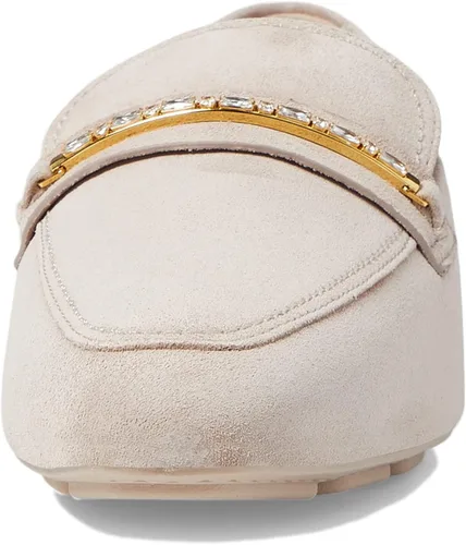 Vista 6 de Stuart Weitzman Crystal Deco Jet Mocasines para mujer, estilo sin cordones con silueta de mocasín, mocasines ligeros y cómodos