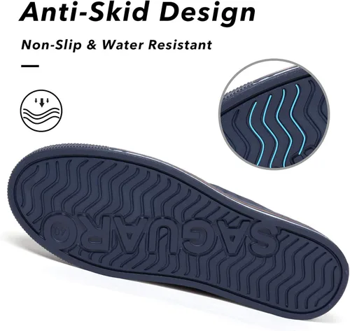 Vista 6 de SAGUARO Zuecos de jardín para hombre y mujer, zapatos casuales unisex de secado rápido, sandalias de verano antideslizantes para playa