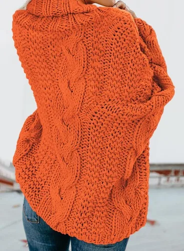 Vista 2 de Dokotoo - Sudadera de cuello de tortuga para mujer