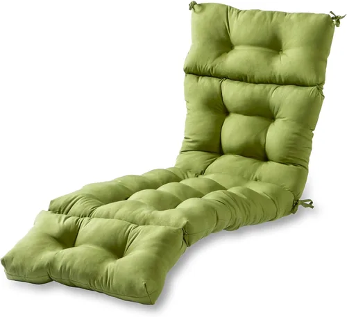 Vista 12 de Greendale Home Fashions Cojín para tumbona exterior de 72 x 22 pulgadas, Adobe Stripe