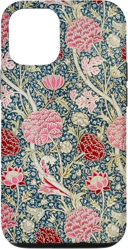 Vista 26 de iPhone 16 Cray - William Morris Art Nouveau Pattern Case
