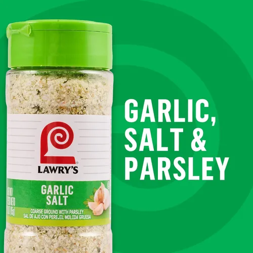 Vista 4 de Lawry's - Sal de ajo con perejil molida gruesa, 3 onzas