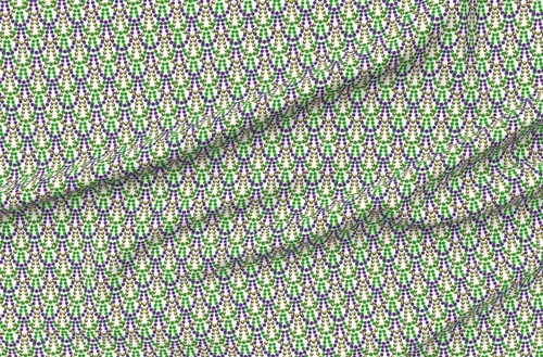 Vista 4 de Spoonflower Tela – Cuentas de Mardi Gras Carnaval Gordo Martes Impreso en Tela de Gasa Fat Quarter – Costura Ropa de Moda Vestidos Decoración