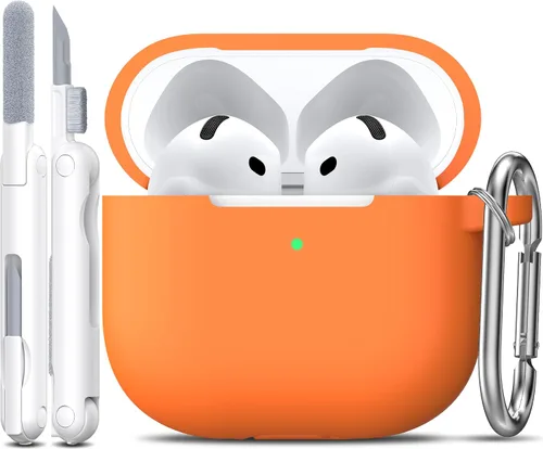 Vista 33 de R-fun for AirPods 2nd/1st Case Silicone Cover, Banana Violet Violeta plátano