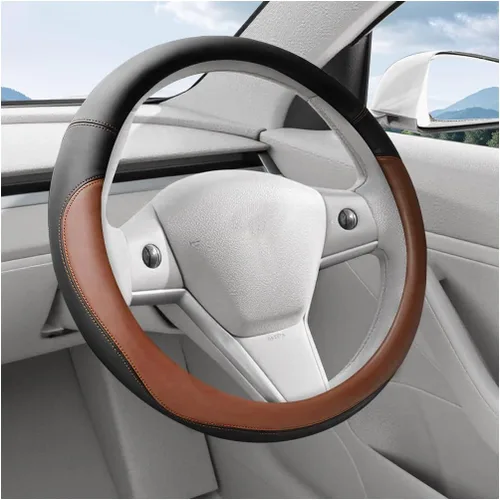 Vista 10 de Funda para Volante de Auto, 15 Pulgadas de Cuero Antideslizante y Transpirable para Vehículo con Sensación Cómoda, Accesorios