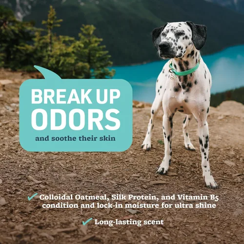 Vista 4 de Veterinary Formula Smart Coat Complex - Champú de avena calmante y desodorizante para perros, 17 onzas líquidas, bicarbonato de sodio elimina