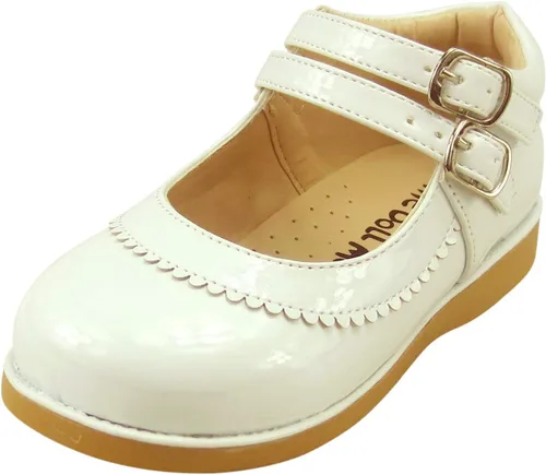 Vista 16 de The Doll Maker Zapatos planos Mary Jane para niñas pequeñas y niñas pequeñas
