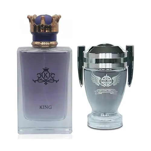 Vista 7 de King&1 Billion Lucky Men Colonia Set Eau De Parfum Spray para hombres, notas afrutadas enriquecidas por una fuerte fragancia a base de madera, ideal