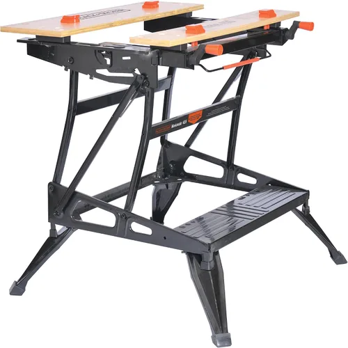 Vista 3 de BLACK+DECKER Banco de trabajo portátil, centro de proyectos y tornillo de banco con abrazaderas IRWIN QUICK-GRIP, con una sola mano, mini bar, 6