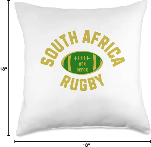 Vista 4 de South African Rugby South Africa Rugby África Sudafricana Rugby Bok befok - Almohada (18 x 18 pulgadas), multicolor