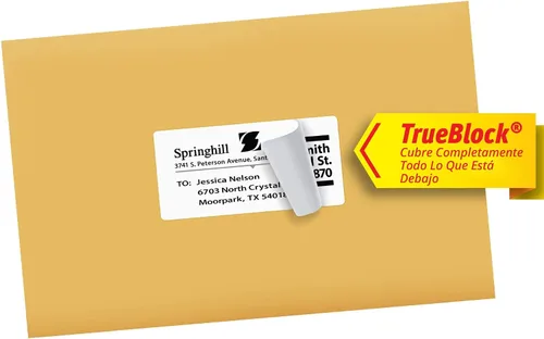 Vista 8 de Avery Printable Shipping Labels with Sure Feed, 2" x 4" Customizable Stickers, White, 250 Blank Mailing Labels, Great for Mailing, Shipping, and