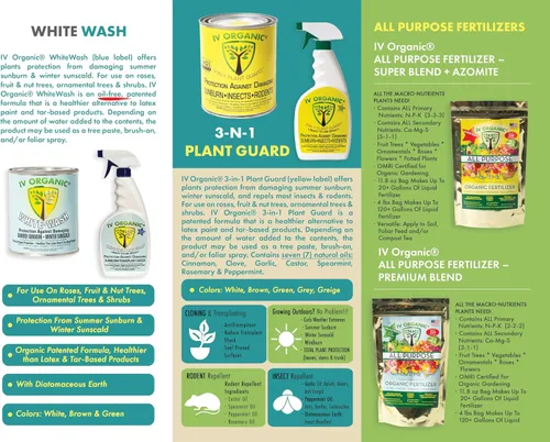 Vista 4 de IV Organic Protector de plantas 3 en 1, 1 pinta (Greige)