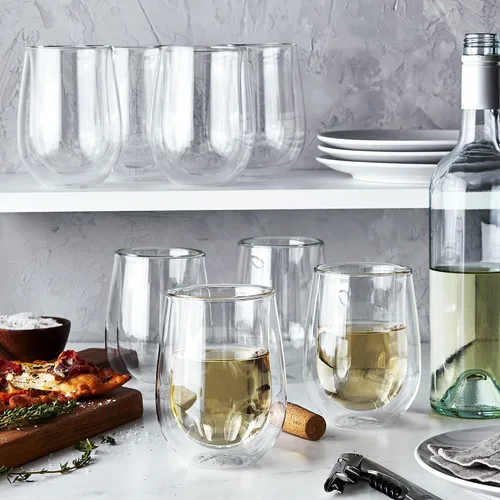 Vista 3 de ZWILLING Sorrento - Juego de copas de vino blanco de doble pared (8 piezas)