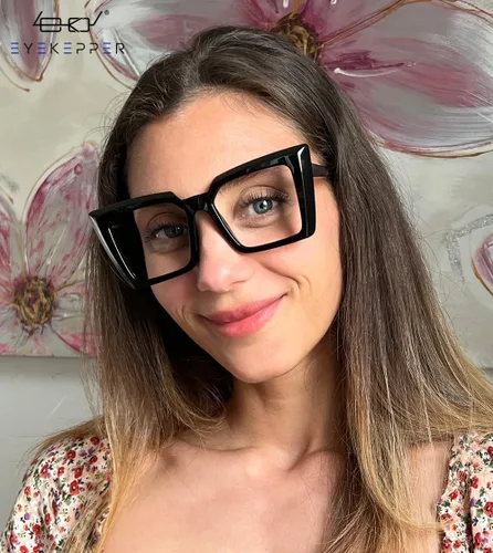 Vista 2 de Eyekepper Gafas de lectura de gran tamaño para mujeres lectoras de moda