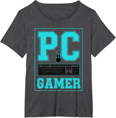 Vista 24 de PC Gamer Gaming Teclado Ratón Esports Computer Fan Camiseta
