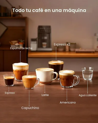 Vista 3 de Máquina de café expreso totalmente automática con espumador