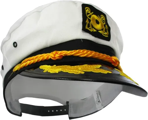 Vista 3 de Jacobson Hat Company sombrero de capitán de yate para hombres adultos