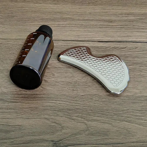 Vista 5 de BYYDDIY Juego de herramientas de masaje Gua Sha 4 en 1, raspador muscular y fascial, herramienta de tejido cicatricial para terapia física
