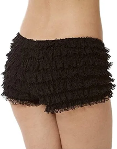 Vista 3 de Malco Modes Ruffle Shorts for Women Lace Bloomers, Festival Outfit, Boy Shorts