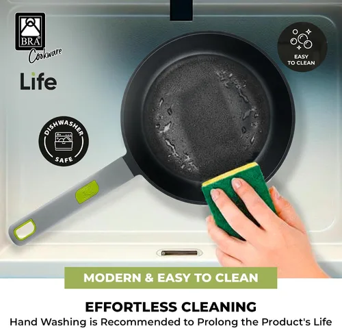 Vista 8 de BRA COOKWARE Life - Sartén antiadherente de cerámica Sartén de aluminio
