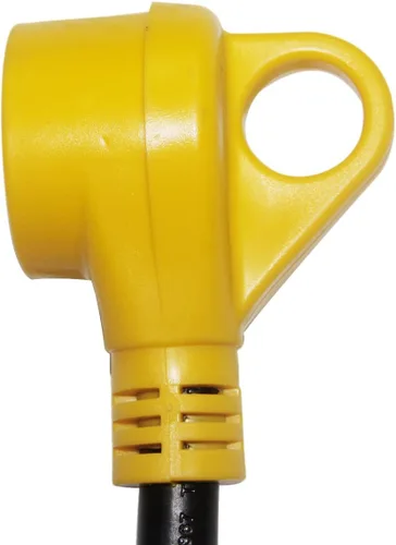 Vista 3 de 30M30F Cable adaptador eléctrico para cámper de 30 A, de macho de 4 clavijas a hembra de 30 A y 12 pulgadas