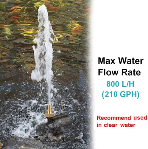 Vista 3 de DC 12V Bomba de agua sumergible para acuario, estanque, fuente