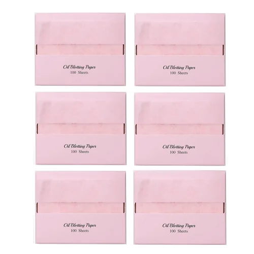 Vista 11 de [100 unidades + estuche de espejo] Hojas de secado de aceite de carbón de bambú natural para cara coreana con estuche de espejo