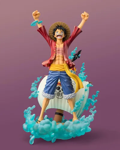Vista 2 de TAMASHII NATIONS - Una pieza - [STARTune] Mono. D. Luffy - Preparándose para el nuevo mundo- Figura coleccionable de FiguartsZERO [STARTune]