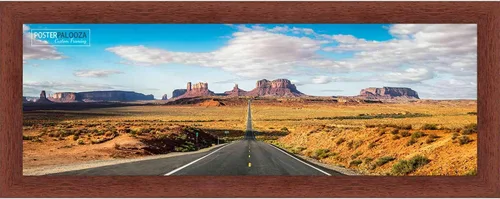 Vista 15 de Poster Palooza 3x3 Inch Traditional Walnut Complete Wood Square Picture Frame with UV Acrylic Plexiglass, Foam Board Backing & Hardware Included